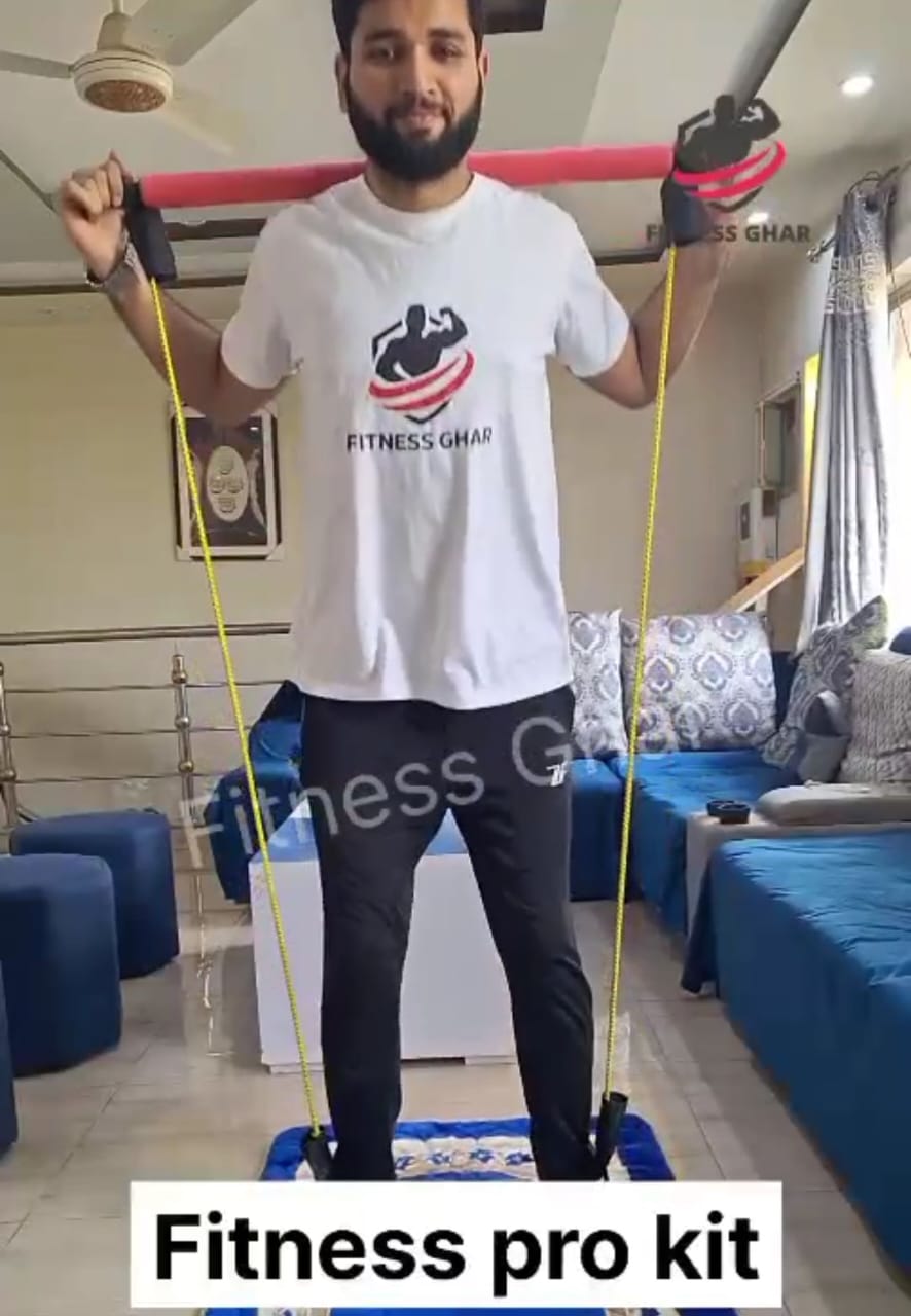 Pilates Bar Kit for Fitness Pro Training | Home Gym Pilates for Yoga, Stretching, Full Body Workout